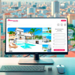Web para inmobiliaria, mockup de la web