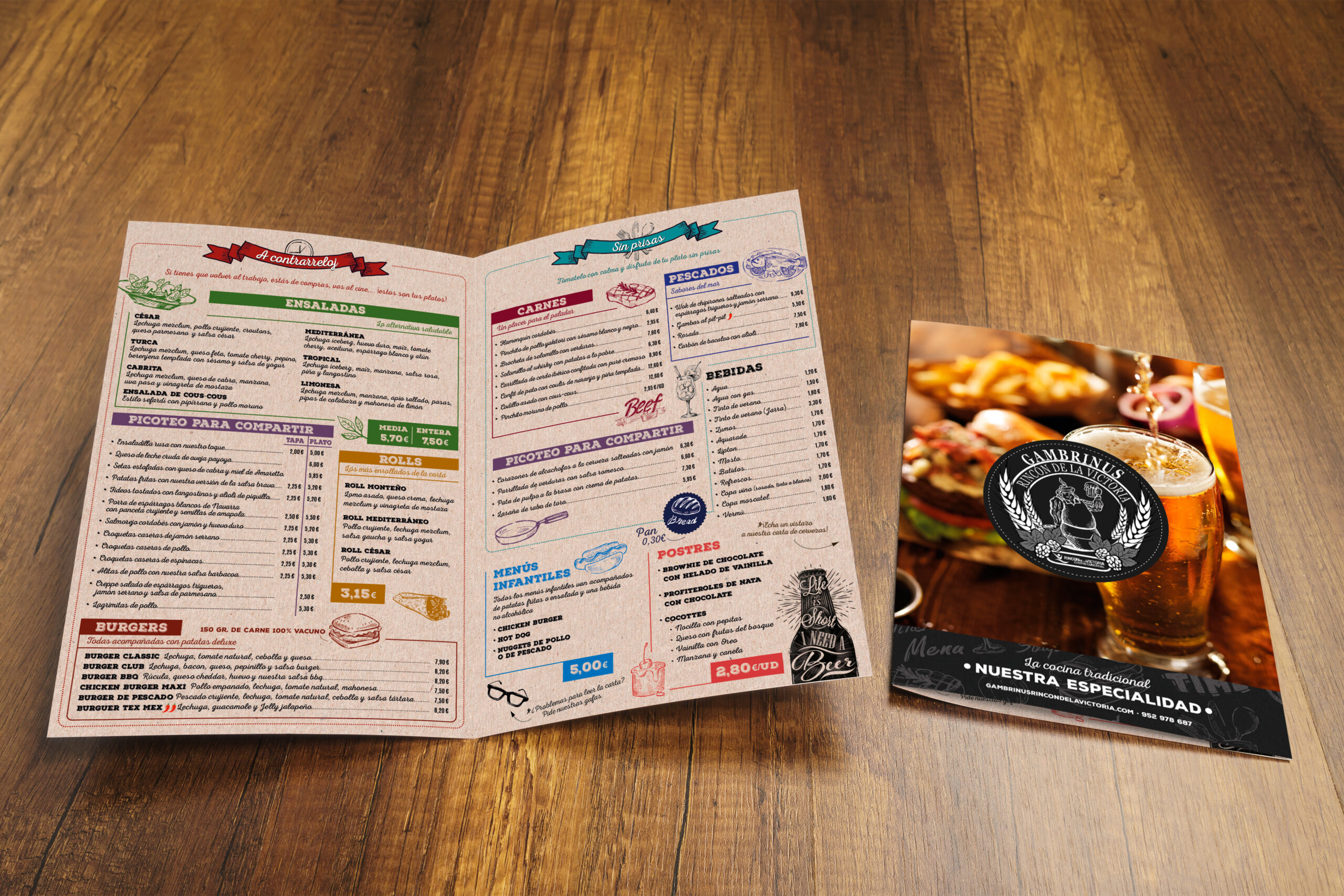 Carta Gambrinus - diseño Félix